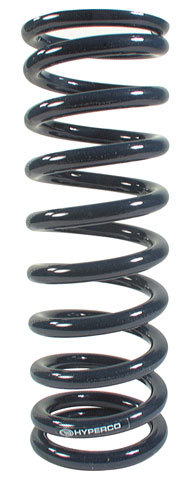 Hyperco 18S-250 Coil Spring, Conventional, 5.0 in OD, 13.000 in Length, 250 lb/in Spring Rate, Rear, Steel, Blue Powder Coat, Each