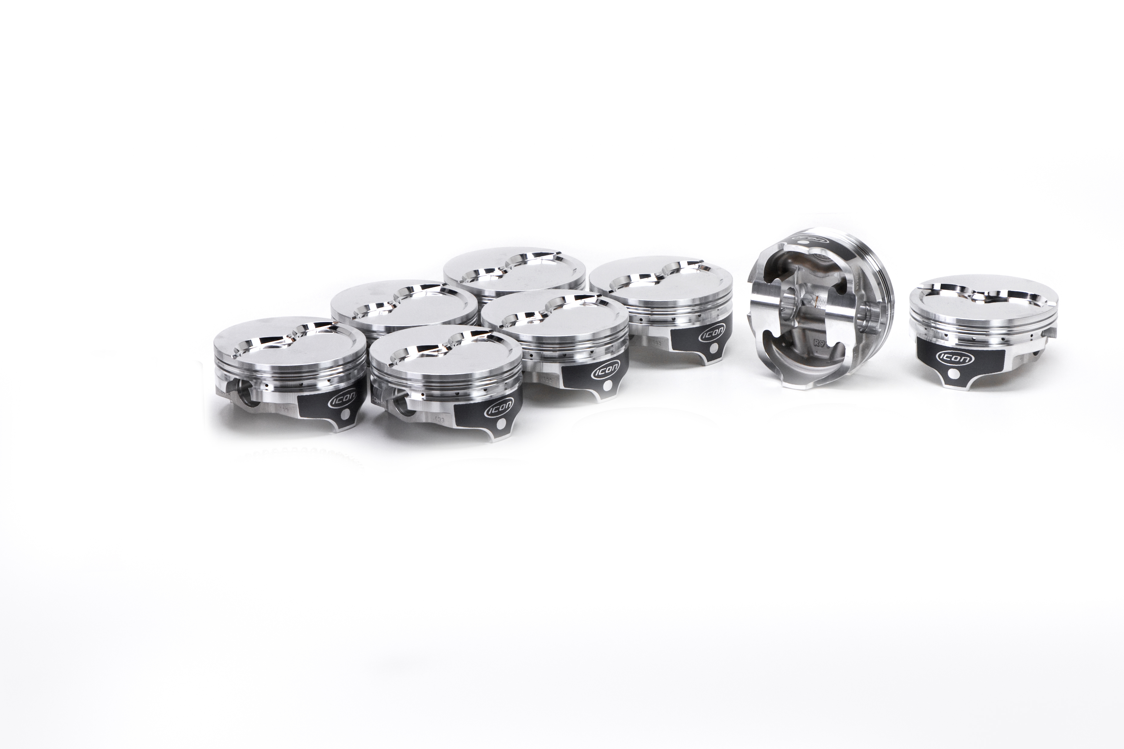 ICON PISTONS — ICON PISTONS BBM Dished Piston Set 4.375 Bore -23.7cc