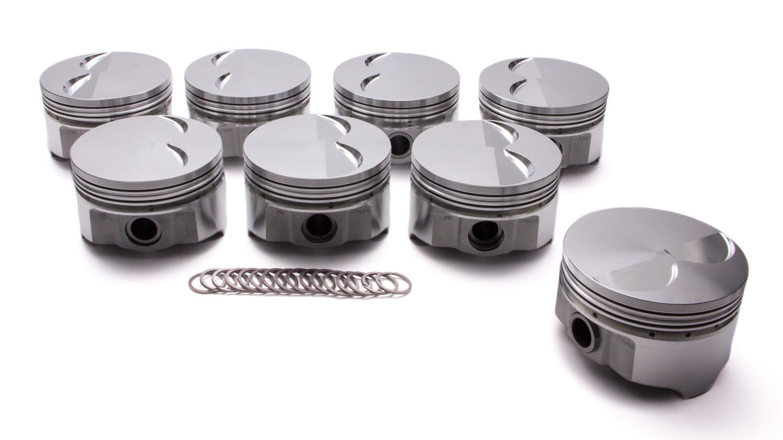 ICON PISTONS — ICON PISTONS Pontiac 400 Forged F/T Piston Set 4.150 -4.5cc