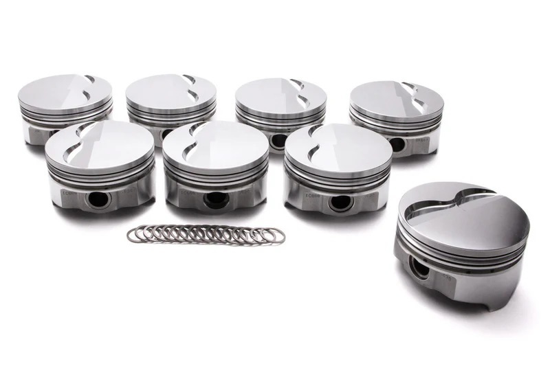 ICON PISTONS — ICON PISTONS Pontiac V8 Dished Piston Set 4.160 Bore -14cc