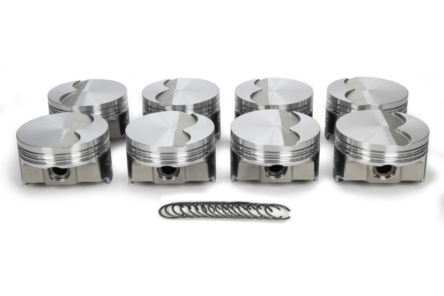 Icon Pistons IC9985C.030 Piston, FHR, Forged, 3.810 in Bore, 1.5 x 1.5 x 3.0 mm Ring Groove, Minus 2.90 cc, GM LS-Series, Set of 8