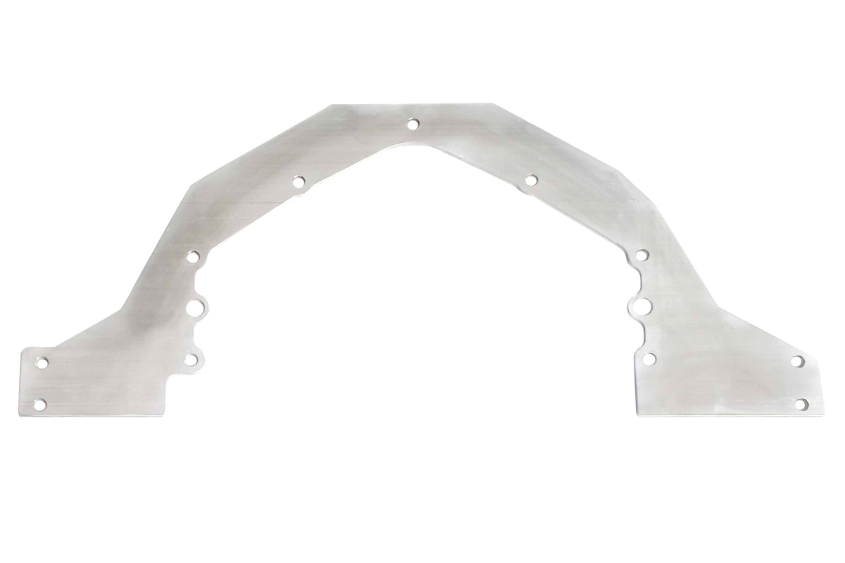 ICT Billet 551817-GBDY Motor Plate, Mid, 12 x 36 x 1/4 in, Aluminum, Natural, GM LS-Series, GM G-Body 1978-88, Each