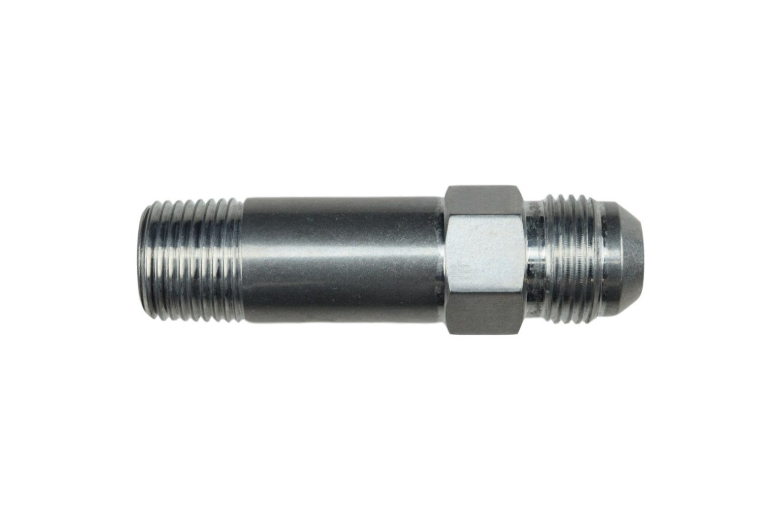 ICT Billet AN816-10-08XL - Fitting, Adapter, Straight, 10 AN Male to 1/2 in NPT Male, Aluminum, Natural, Each