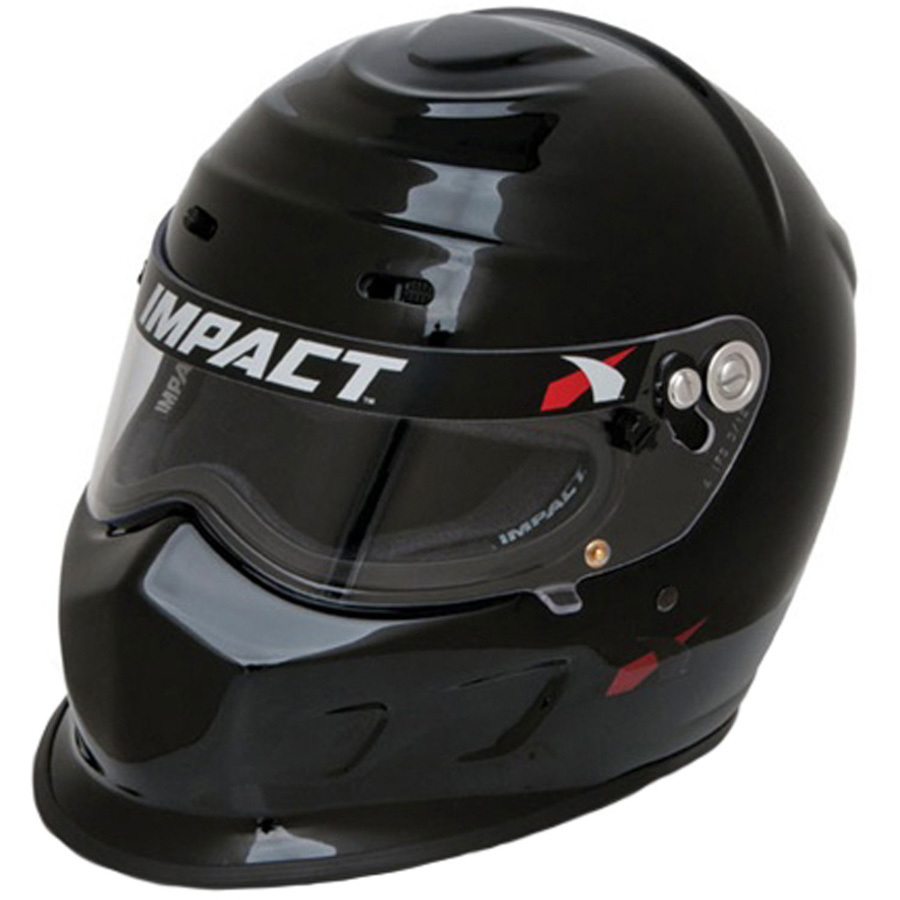 Impact Racing 13020210 Helmet, Champ, Full Face, Snell SA2020, Head and Neck Support Ready, Black, X-Small, Each