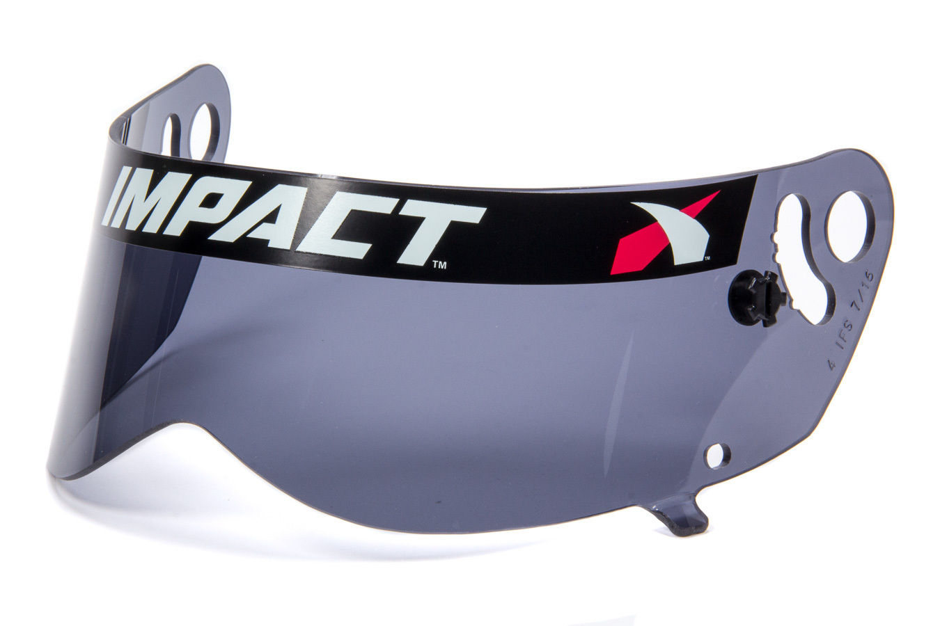 Impact Racing 13199903 Helmet Shield, Dark Smoke, Anti-Fog, Impact Champ / Drag Champ / Nitro Helmets, Each