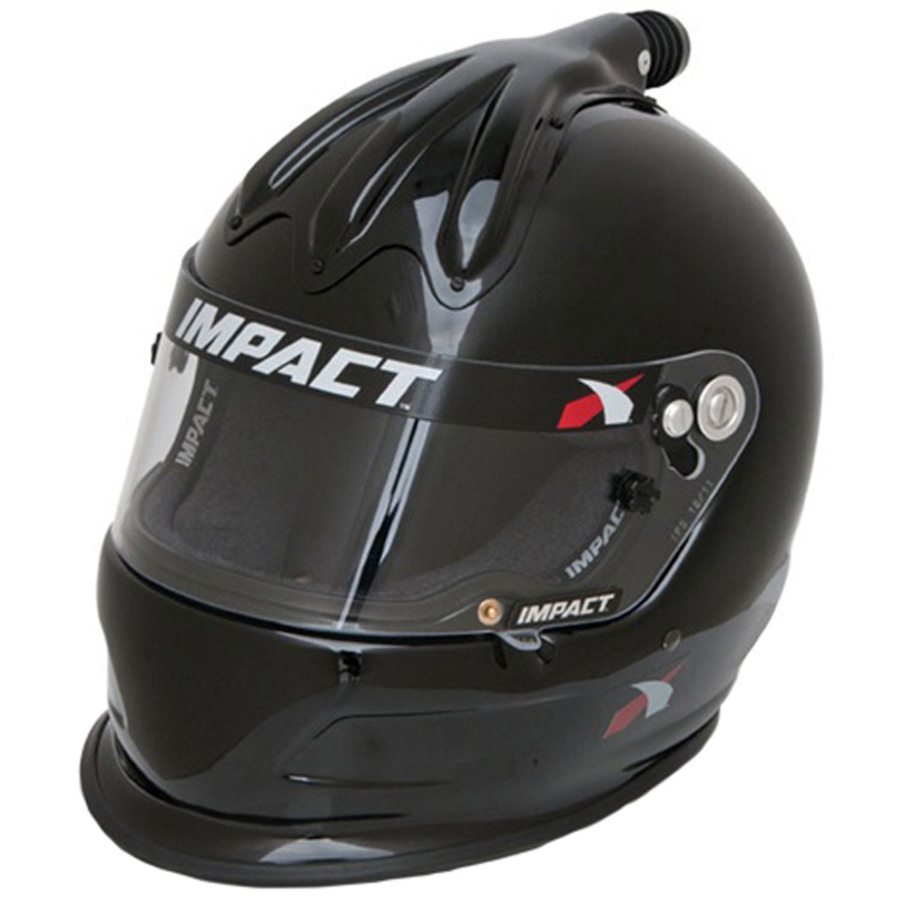 Helmet - Super Charger - Full Face - Snell SA2020 - Head and Neck Support Ready - Black - Large - Each