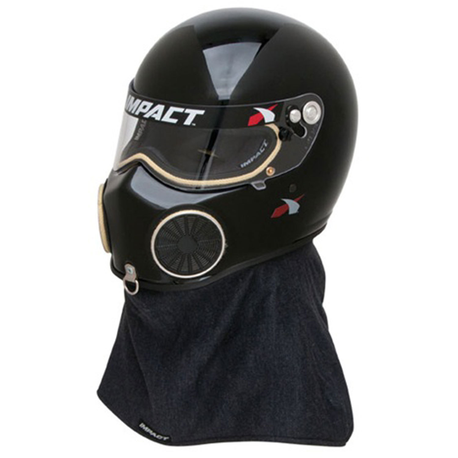 Helmet - Nitro - Full Face - Snell SA2020 - Head and Neck Support Ready - Black - Large - Each