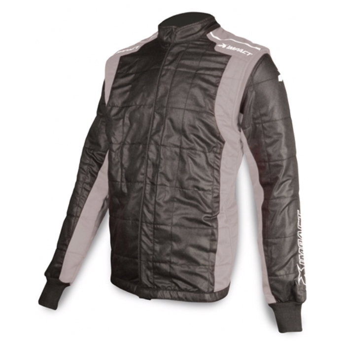 Impact 22519613 - Jacket, Driving, Racer2020, SFI 3.2A/5, Multiple Layer, Nomex, Black / Gray, X-Large, Each