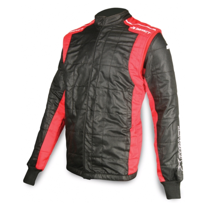 Impact 22519707 - Jacket, Driving, Racer2020, SFI 3.2A/5, Multiple Layer, Nomex, Black / Red, 2X-Large, Each