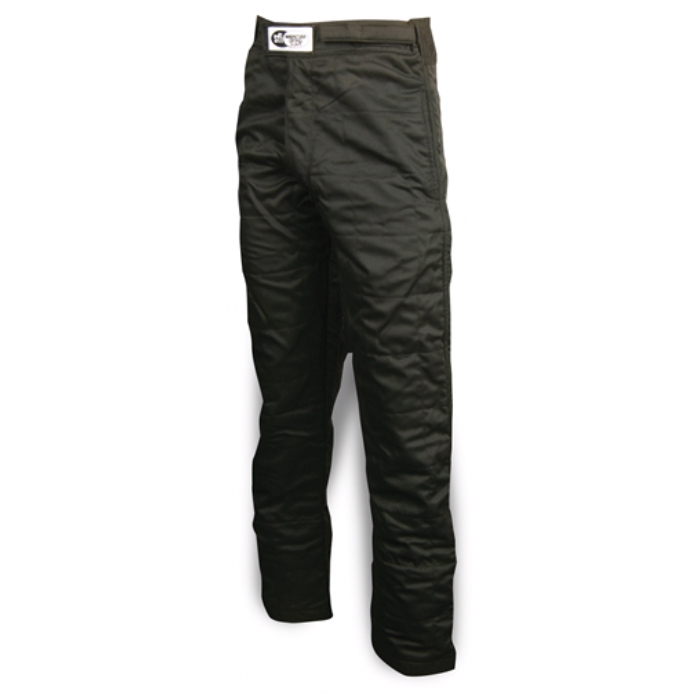 Impact Racing 23319510 Driving Pants, Racer2020, SFI 3.2A/5, Double Layer, Nomex, Black, Large, Each