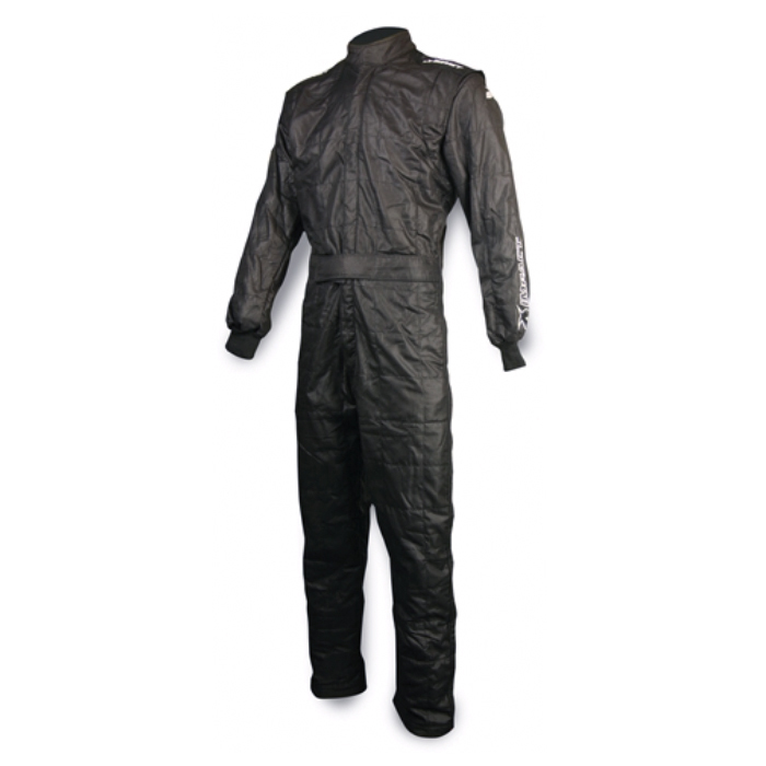 Driving Suit - Racer2020 - 1-Piece - SFI 3.2A/5 - Double Layer - Nomex - Black - Small - Each