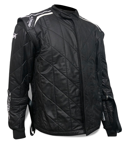 Impact Racing 29601610 Jacket, Driving, TF20, SFI 3.2A/20, 2 Layer, Nomex, Black, X-Large, Each
