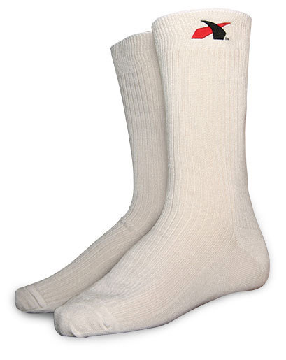 IMPACT RACING — IMPACT RACING SOCKS NOMEX SFI3.3 LARGE WHITE