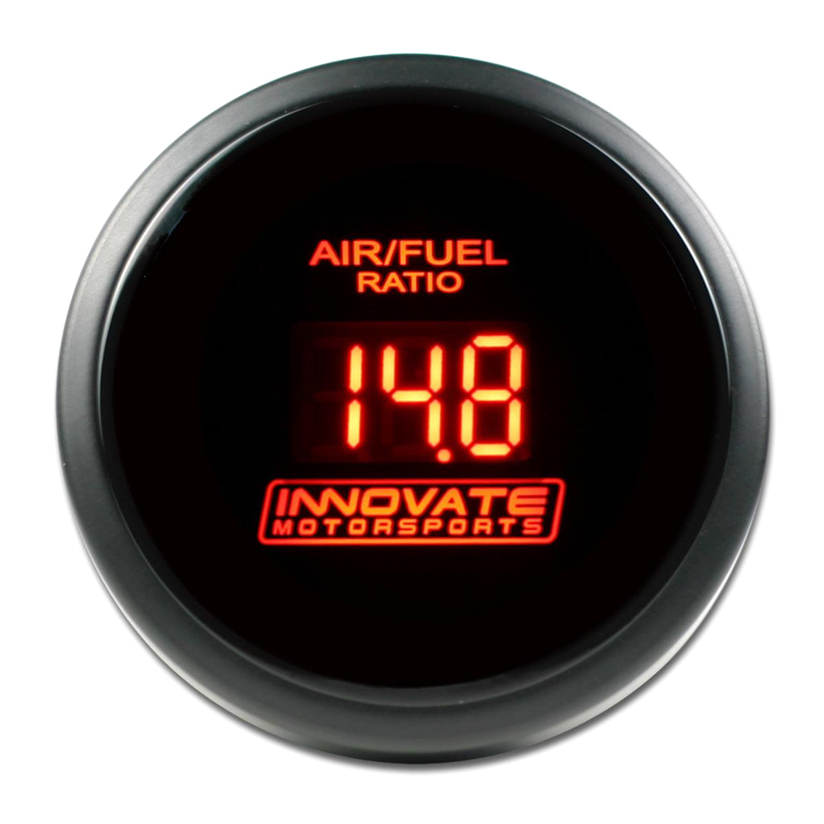 Innovate Motorsports 37940 Air-Fuel Ratio Gauge, DB, Wideband, 8:1-18:1 AFR, Electric, Digital, 2-1/16 in Diameter, Black Face Red LED, Gauge Only, Each