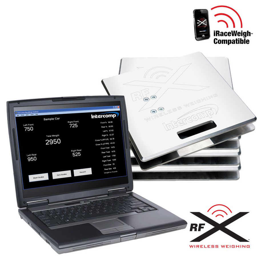 Intercomp 170154-PC - Wireless Pro Scale SW787 w/ Billet Pads