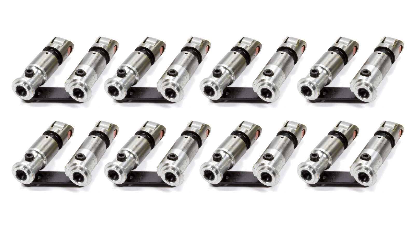 Isky Cams 1271LO185EZMAX Lifter, Extreme Zone EZ-RollMAX, Mechanical Roller, 0.185 in Offset, Vertical Link Bar, Small Block Chevy, Set of 16