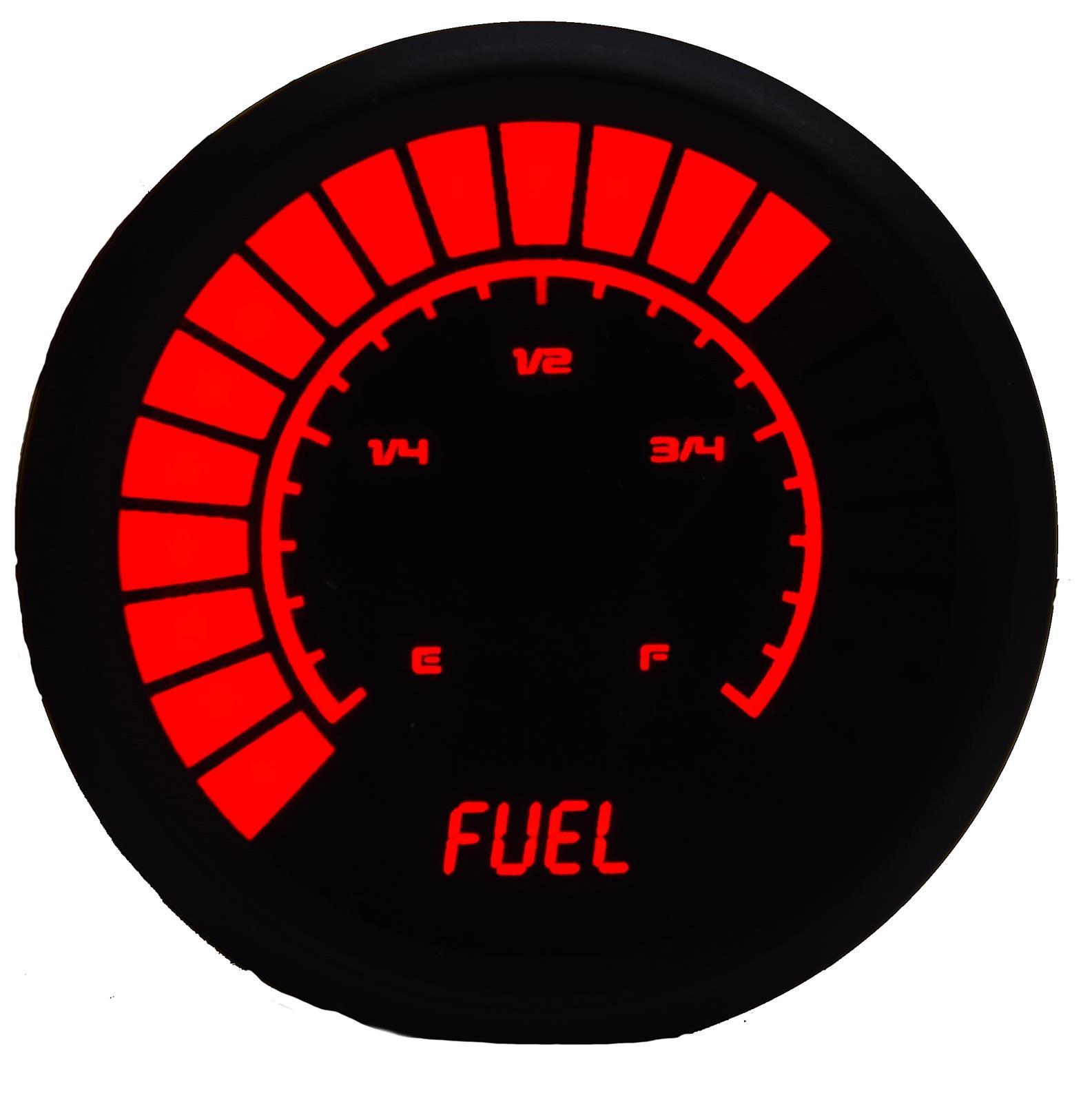 2-1/16 Analog Bargraph Fuel Level Gauge