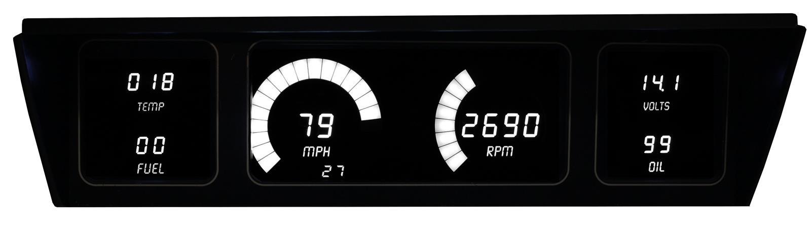 LED Digital Gauge Panel Impala/Carprice 77-90