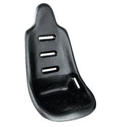 Jaz Products 100-100-01 Seat, Pro Stock, Non-Reclining, Side Bolsters, Harness Openings, Plastic, Black, Each