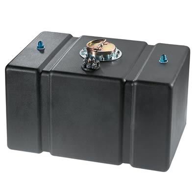 JAZ Products 202-122-01 Fuel Cell, Pro Street, 22 gal, 33 in Wide x 17 in Deep x 10 in Tall, 8 AN Outlet / Vent, Foam / Sending Unit, Plastic, Black, Each