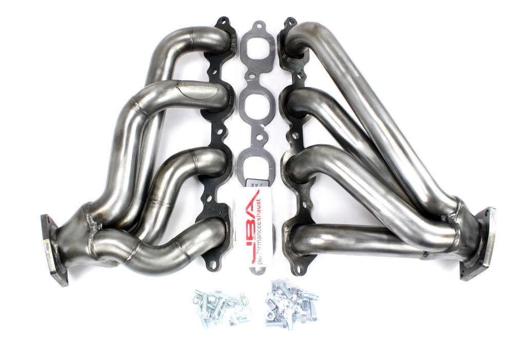 JBA Exhaust 1818S Headers, Cat4ward, 1-3/4 in Primary, 2-1/2 in Collector, Stainless, Natural, GM GenV LT-Series, Chevy Camaro 2016-17, Pair