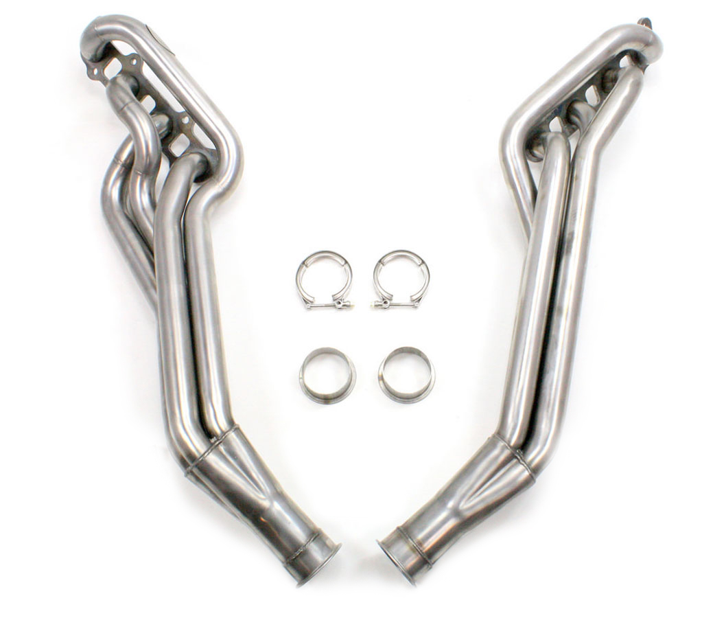 JBA Exhaust 6685S Headers, Competition Ready, 1-7/8 in Primary, Firecone Collector, Stainless, Natural, Ford Coyote, Ford Mustang 2011-12, Pair