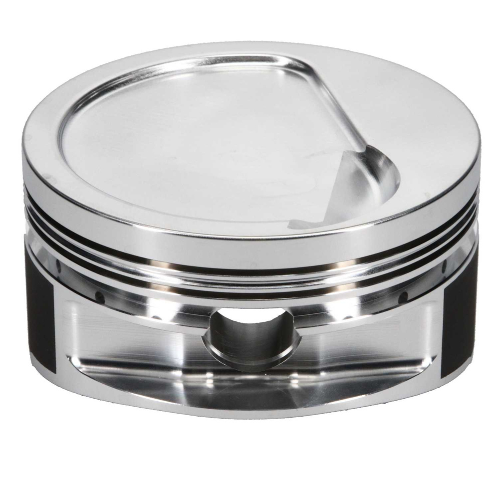 JE Pistons 257943 Piston, 4.530 in Bore, 1/16 x 1/16 x 3/16 in Ring Grooves, Minus 20.00 cc, Big Block Chevy, Set of 8