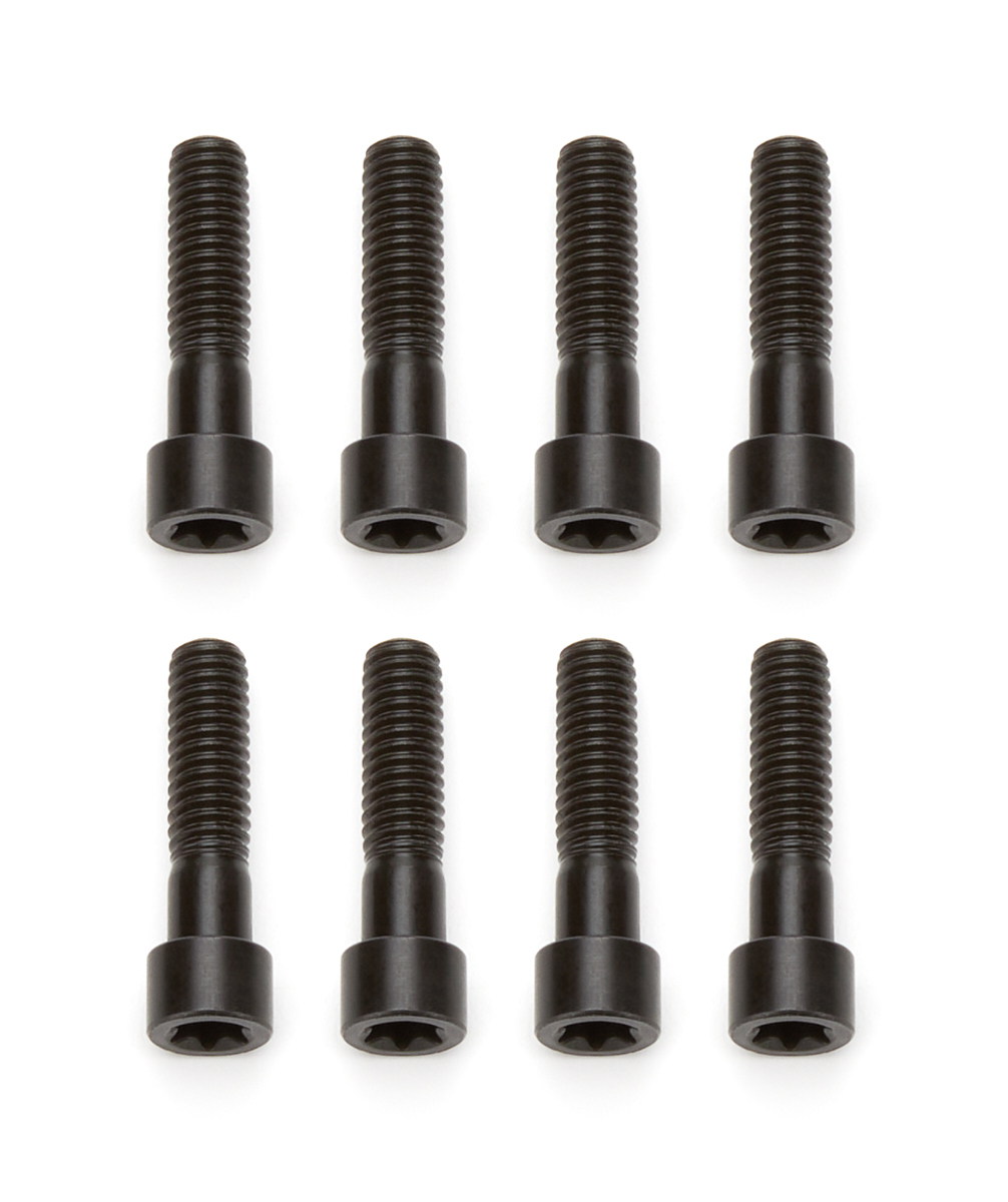 Jesel BLT-21750-8 Bolt, 5/16-18 in Thread, 1-1/4 in Long, Torx Head, Nuts Included, Chromoly, Black Oxide, Set of 8