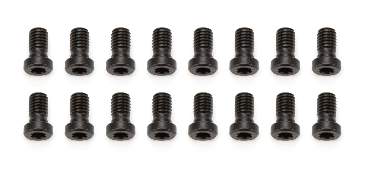 Jesel BLT-21890-16 Bolt, 7/16-14 in Thread, 3/4 in Long, Torx Head, Nuts Included, Chromoly, Black Oxide, Set of 16