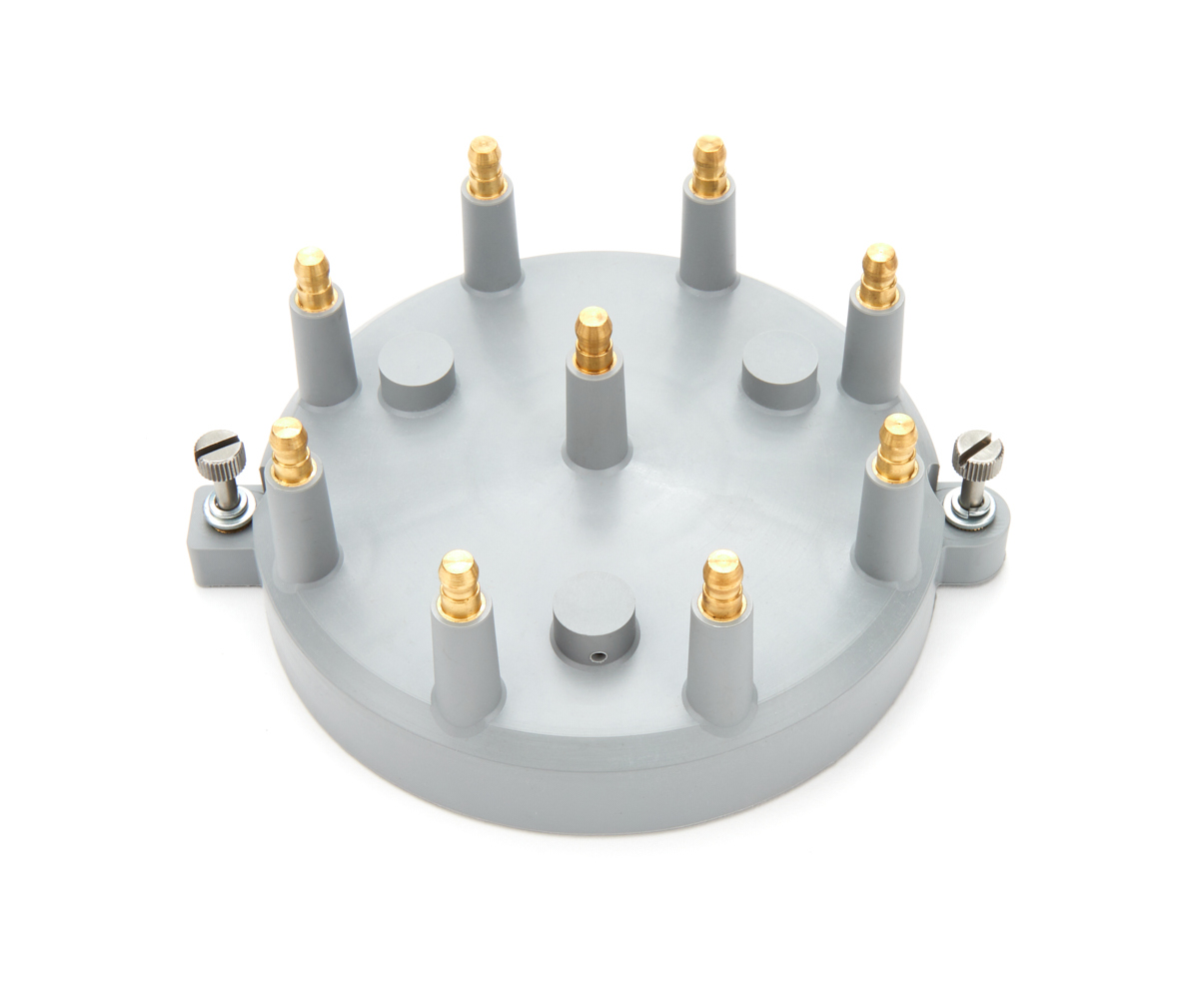 Jesel CAP-42170 Distributor Cap, Pro Series, HEI Style Terminals, Brass Terminals, Screw Down, Gray, Moroso, Jesel Belt Drive System, Various Applications V8, Each
