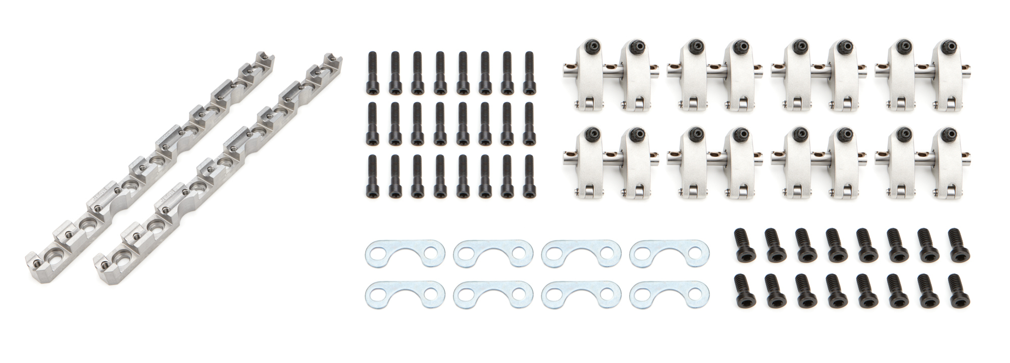 Jesel Sportsman Series Shaft Rocker Arms KSS-556060 System, Full Roller, 1.6 Ratio, for RHS 20 degree Pro Action Cylinder Heads, Ford, Small Block, Kit thumbnail 3