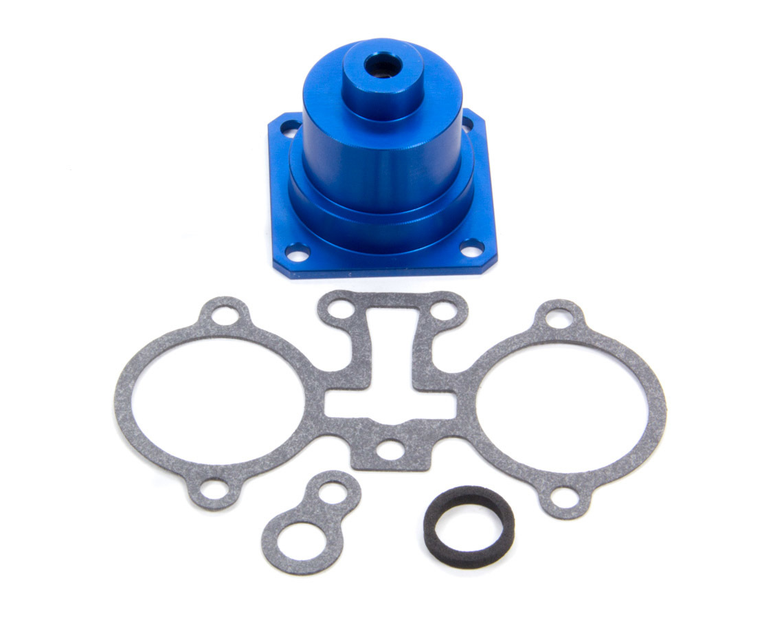 Jet Performance 61500 Fuel Pressure Regulator, 10 to 20 psi, Stock Location, Stock Inlet, Stock Outlet, Aluminum, Blue Anodized, Gas, GM 1987-95, Each