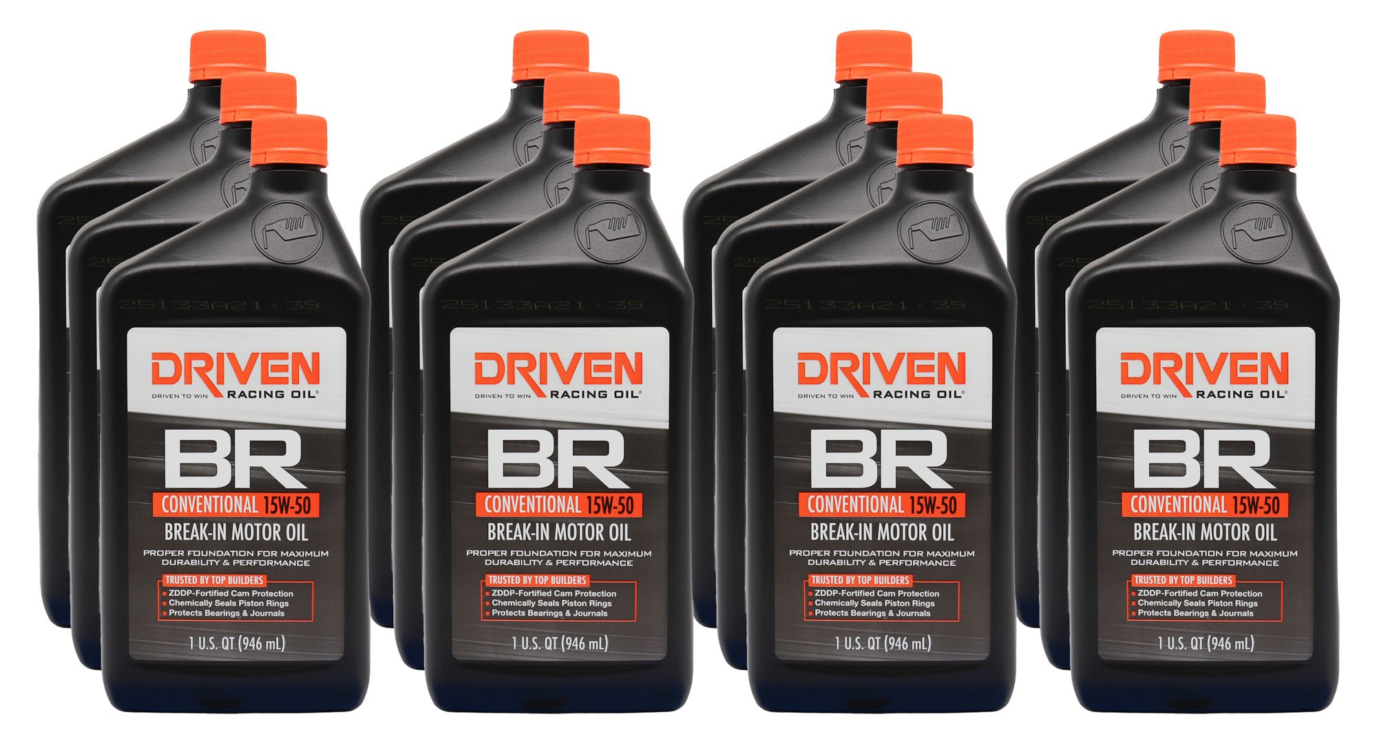 DRIVEN RACING OIL — DRIVEN RACING OIL BR 15w50 Conventional Oil Case 12 x 1 Quart