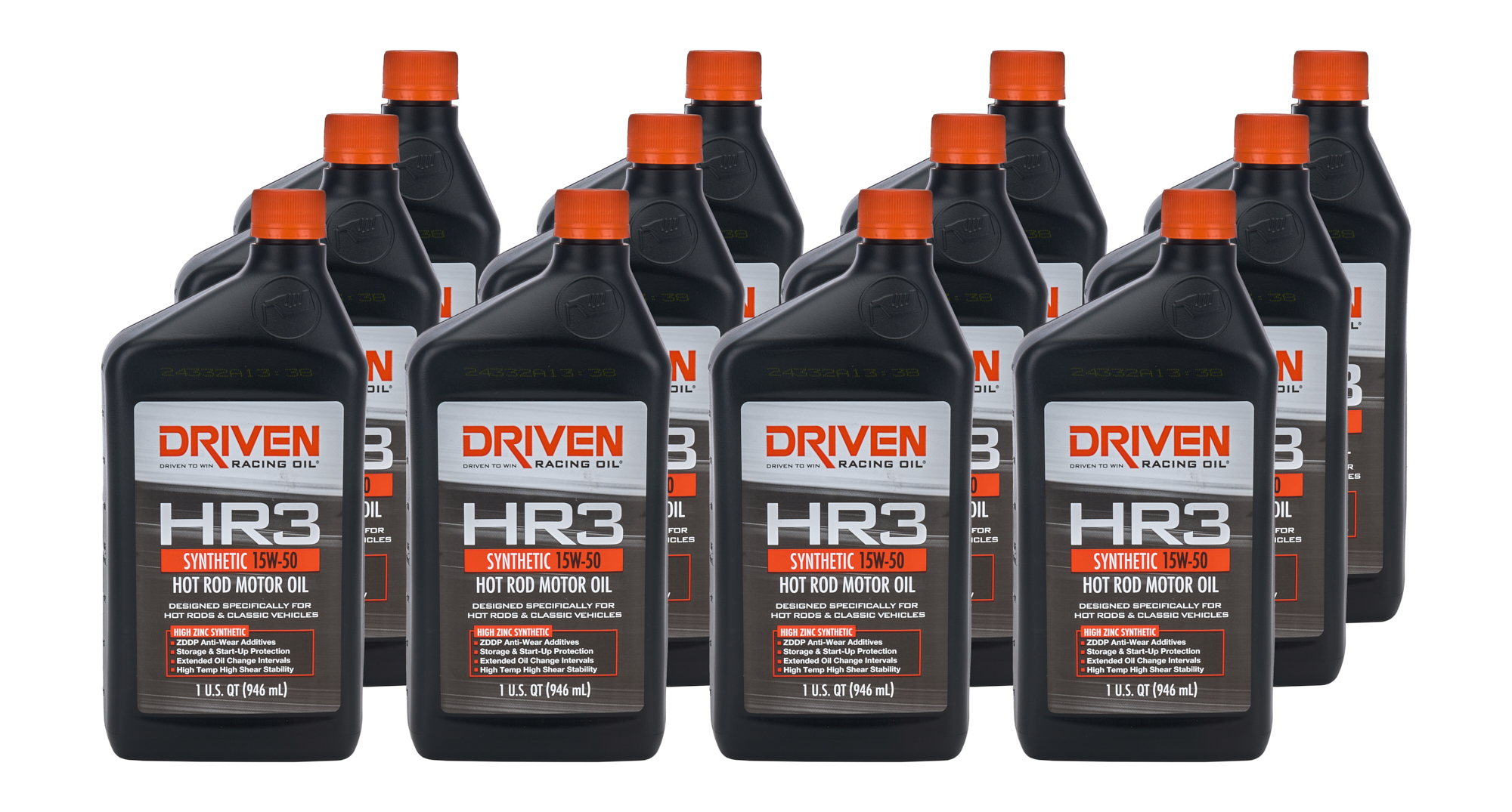 DRIVEN RACING OIL — DRIVEN RACING OIL HR3 15w50 Synthetic Oil Case 12 x 1 Quart