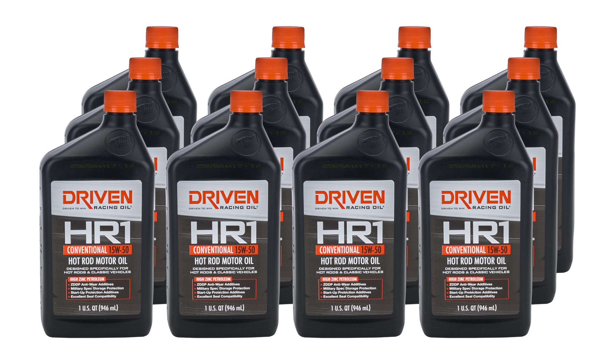 DRIVEN RACING OIL — DRIVEN RACING OIL HR1 15w50 Conventional Oil Case 12 x 1 Quart