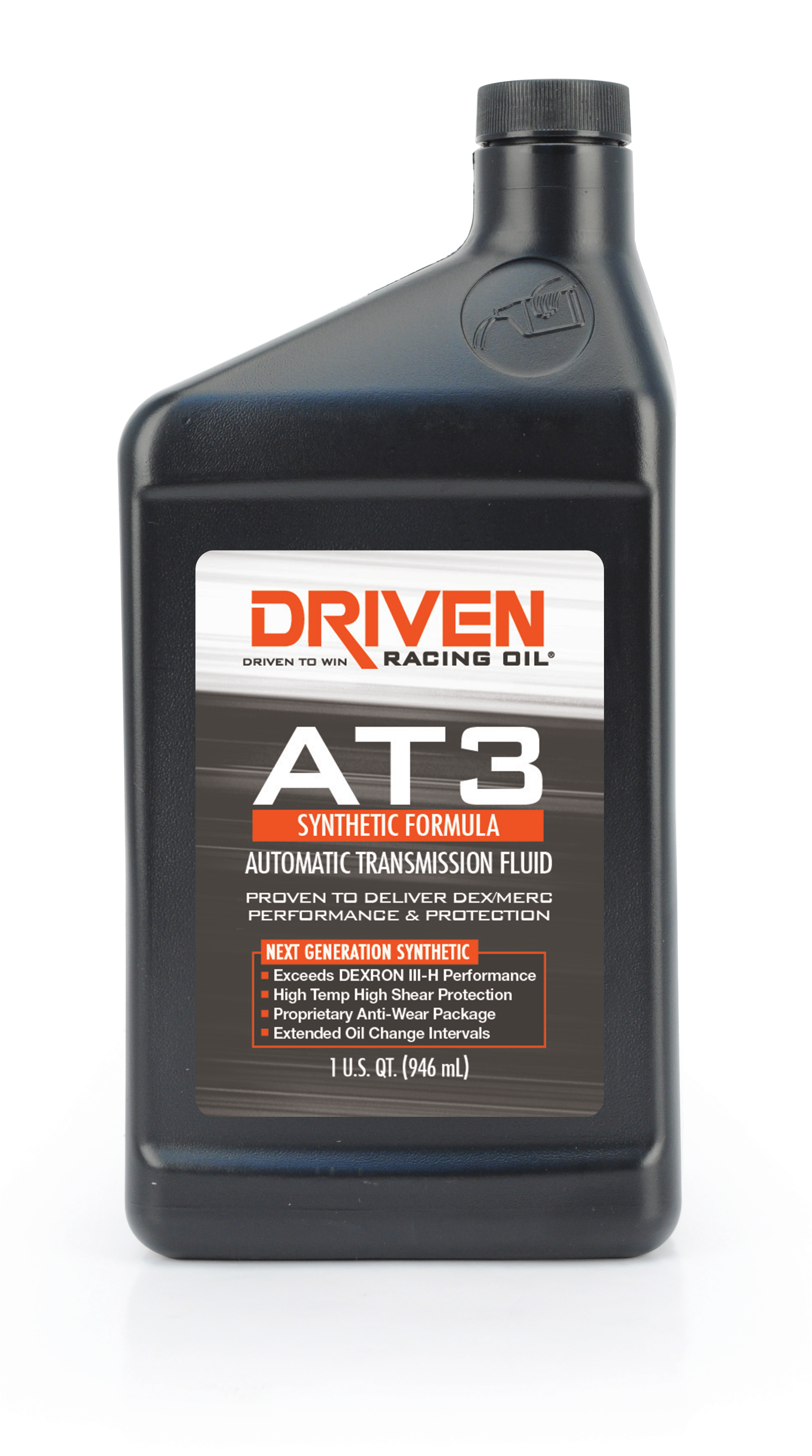 Driven Oil 04706 Transmission Fluid, AT3, Automatic, Synthetic, 1 qt Bottle, Each