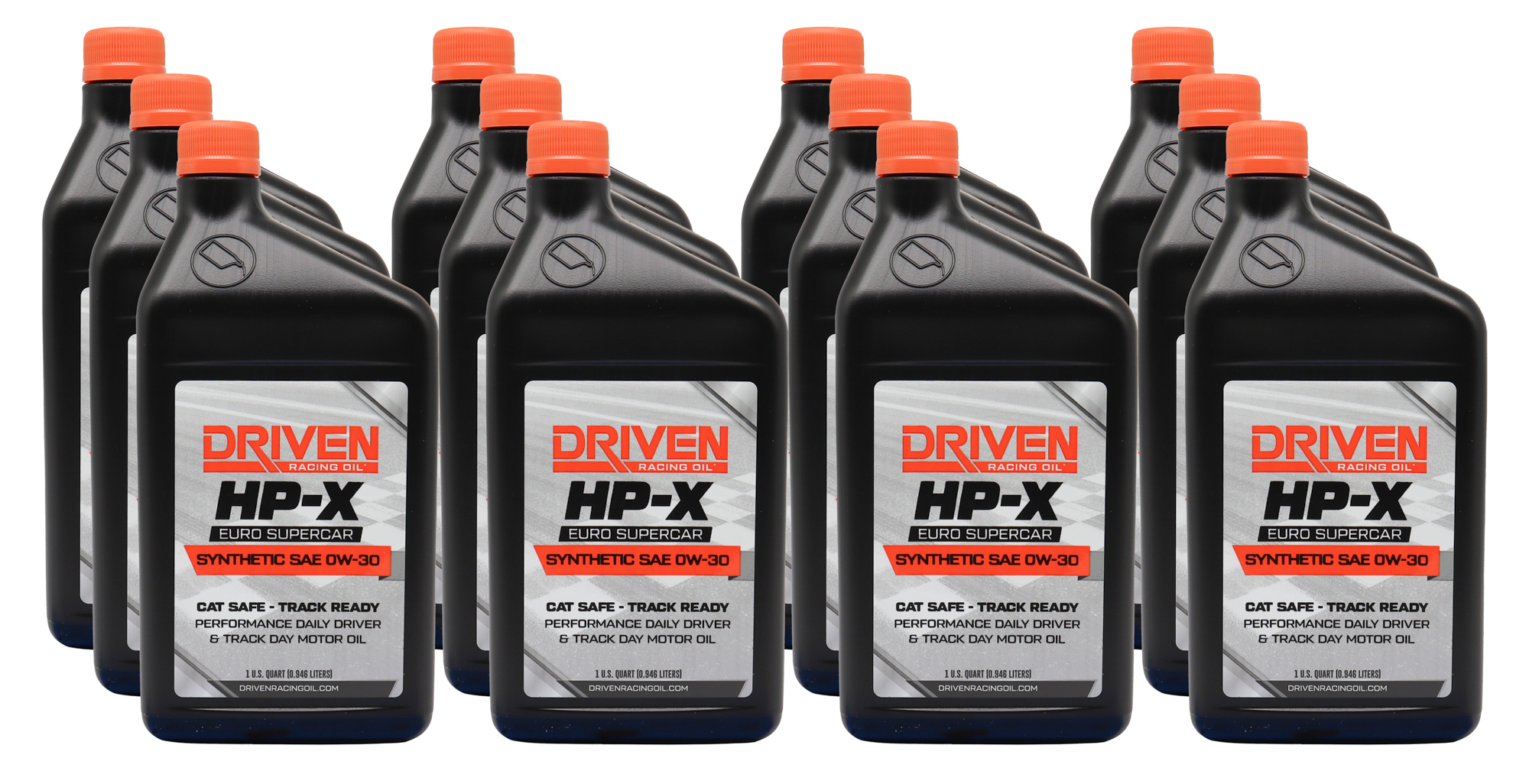 DRIVEN RACING OIL — DRIVEN RACING OIL HP-X EURO 0W30 Motor Oil Case 12/Qt