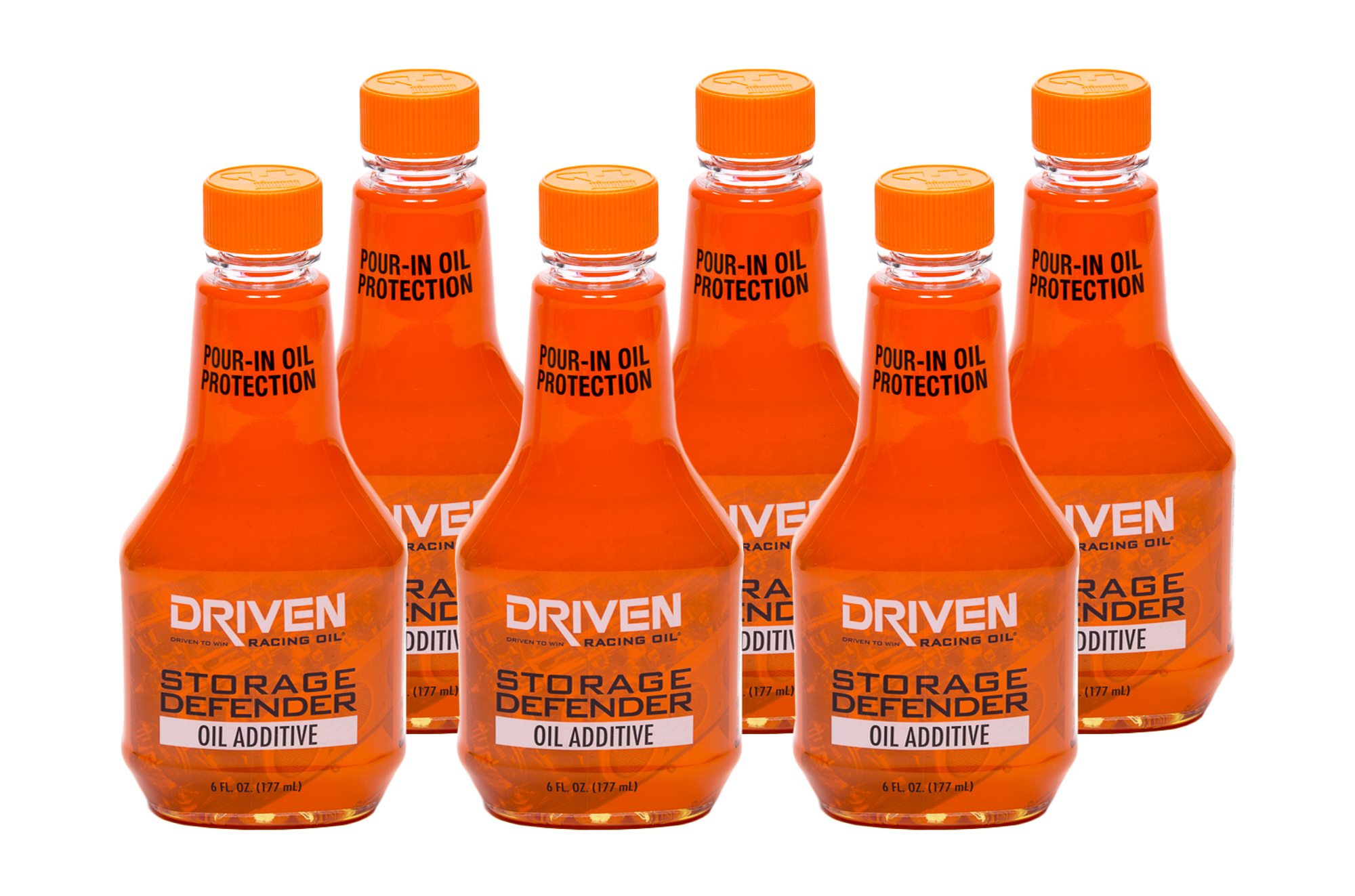 DRIVEN RACING OIL — DRIVEN RACING OIL Storage Defender Oil Add itive Case 6 x 6 oz.