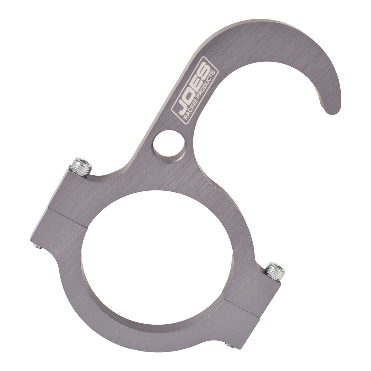 Joes Racing Products 10702-B Steering Wheel Hook, Clamp-On, Aluminum, Black Anodized, 1-1/2 in OD Tube, Each