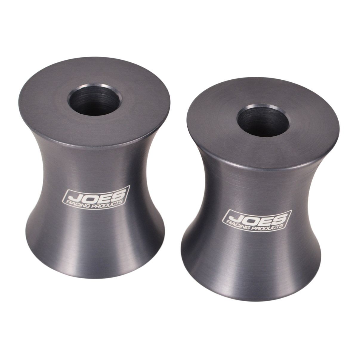 Joes Racing Products 10978-B Motor Mount Spacer, 2 in Thick, 1/2 in ID, Aluminum, Black Anodized, Pair
