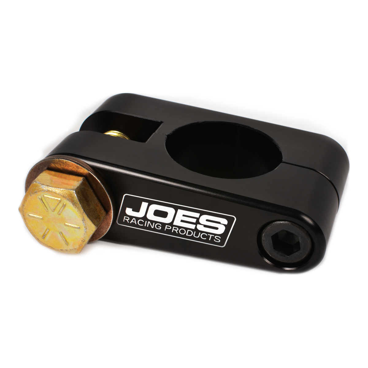 Joes Racing Products 11100-B Panhard Bar Bracket, Frame Mount, Clamp-On, Aluminum, Black Anodized, 1-3/4 in Tubing, Each