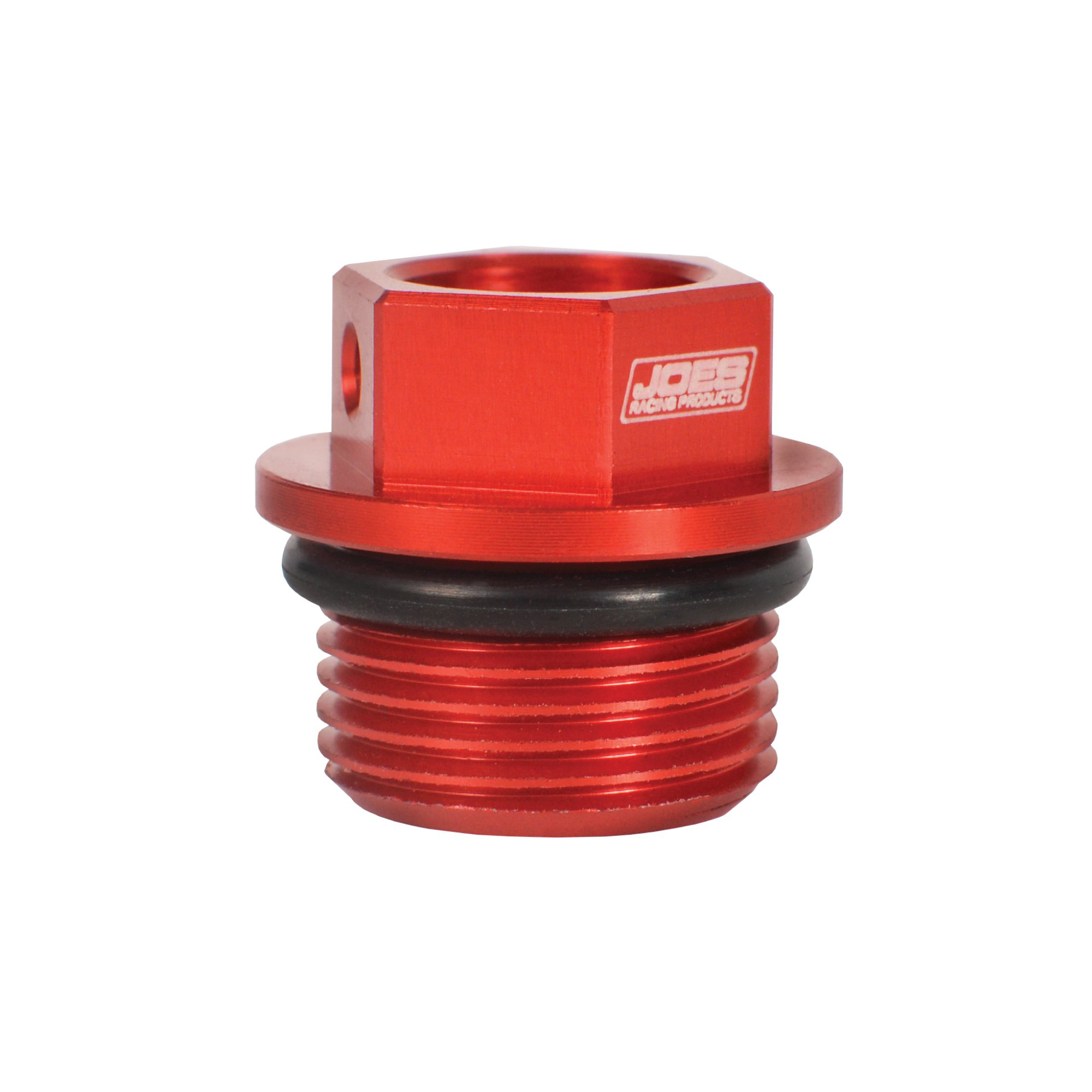Joes Racing Products 25861 Oil Fill Plug, Screw-On, 20 mm x 1.5 Thread, 17 mm Hex Head, O-Ring Included, Aluminum, Red Anodized, Suzuki GSXR Micro Sprint, Each