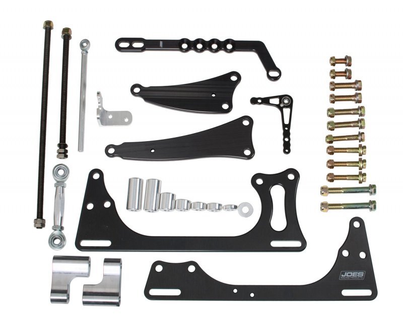 Joes Racing Products 25890 Motor Mount, Brackets / Hardware Included, Aluminum, Black Anodized, Suzuki GSXR600 Engines, Micros Sprints, Kit