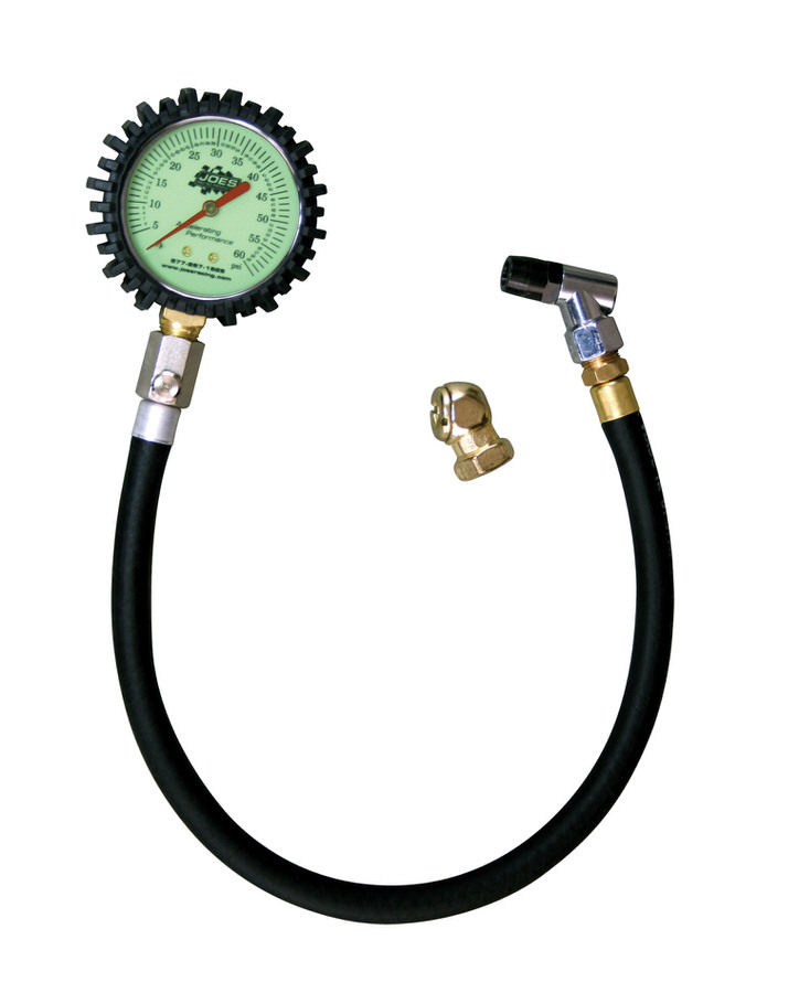Joes Racing Products 32307 Tire Pressure Gauge, Glow in the