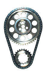 JP Performance 5614 Timing Chain Set, Double Roller, Keyway Adjustable, Billet Steel, Pontiac V8, Kit