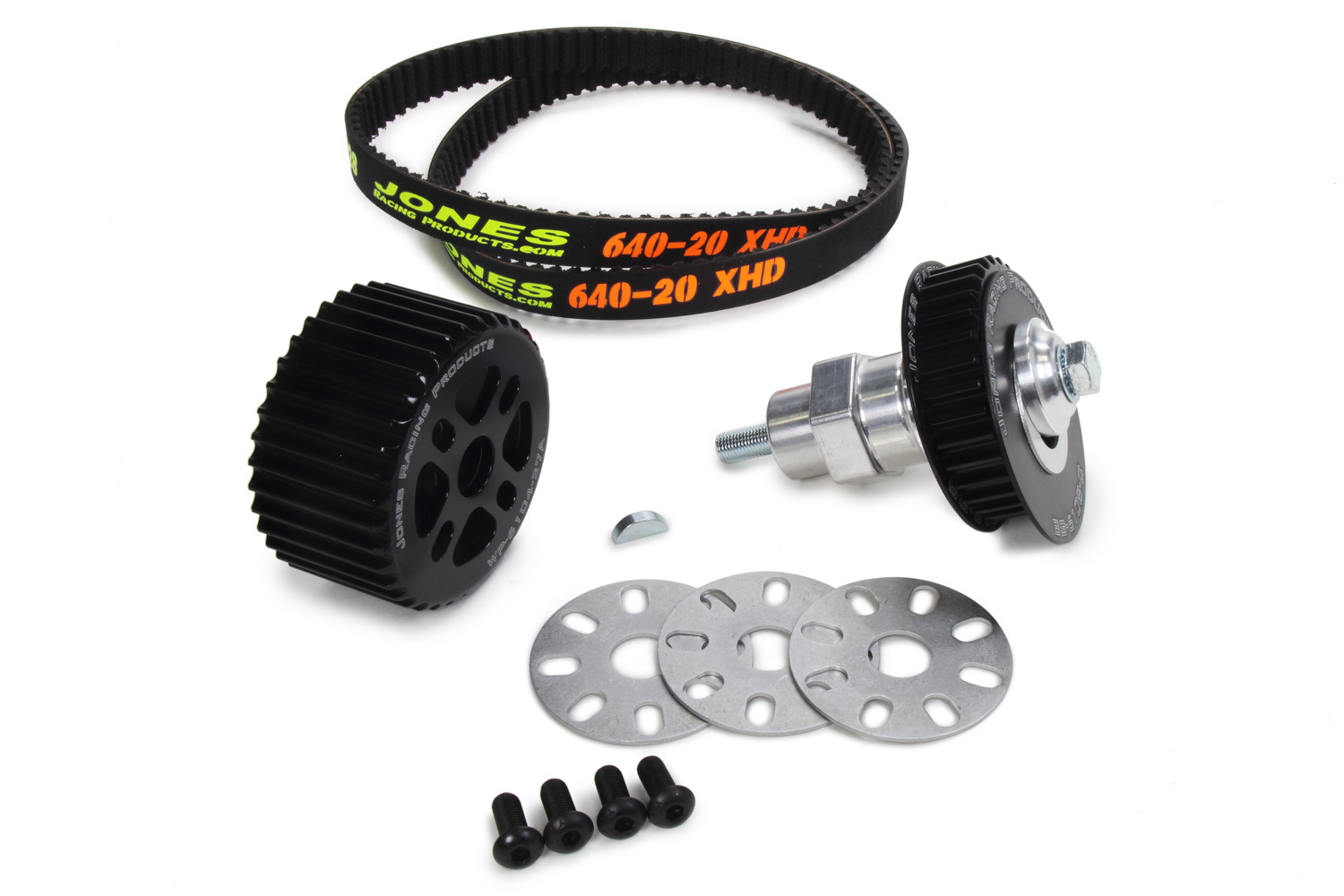 Jones Racing Products 2010RA604 Pulley Kit, VBelt, Alumin