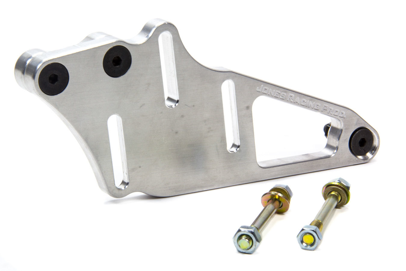 Jones Racing Products PS-8001-SB-R Power Steering Bracket, Driver Side, Block / Head Mount, Aluminum, Natural, Small Block Chevy, Each