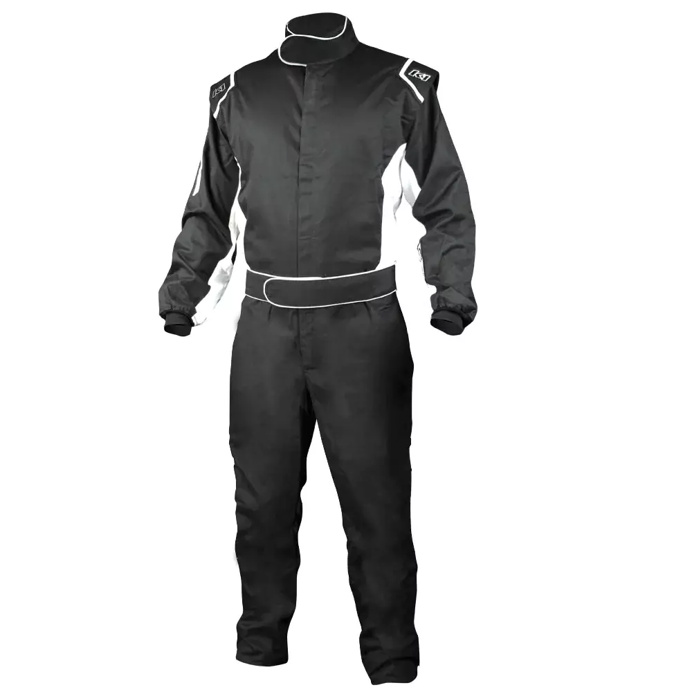 K1 Racegear 20-CHL-NW-6XS Driving Suit, Challenger, 1-Piece, SFI 3.2A/1, Single Layer, Fire Retardant Cotton, Boot Cut, Black, 6X-Small, Each