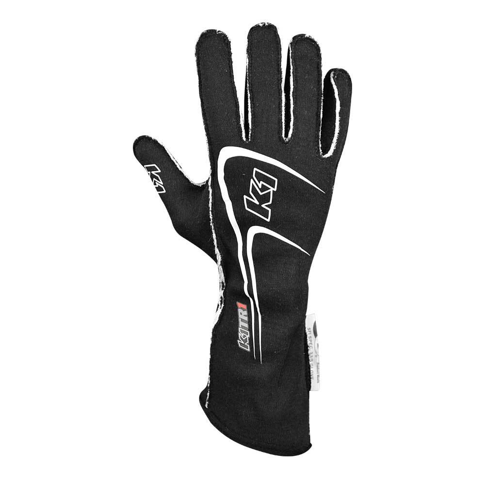 K1 RACEGEAR — K1 RACEGEAR Glove Track 1 Black XX- Small Youth