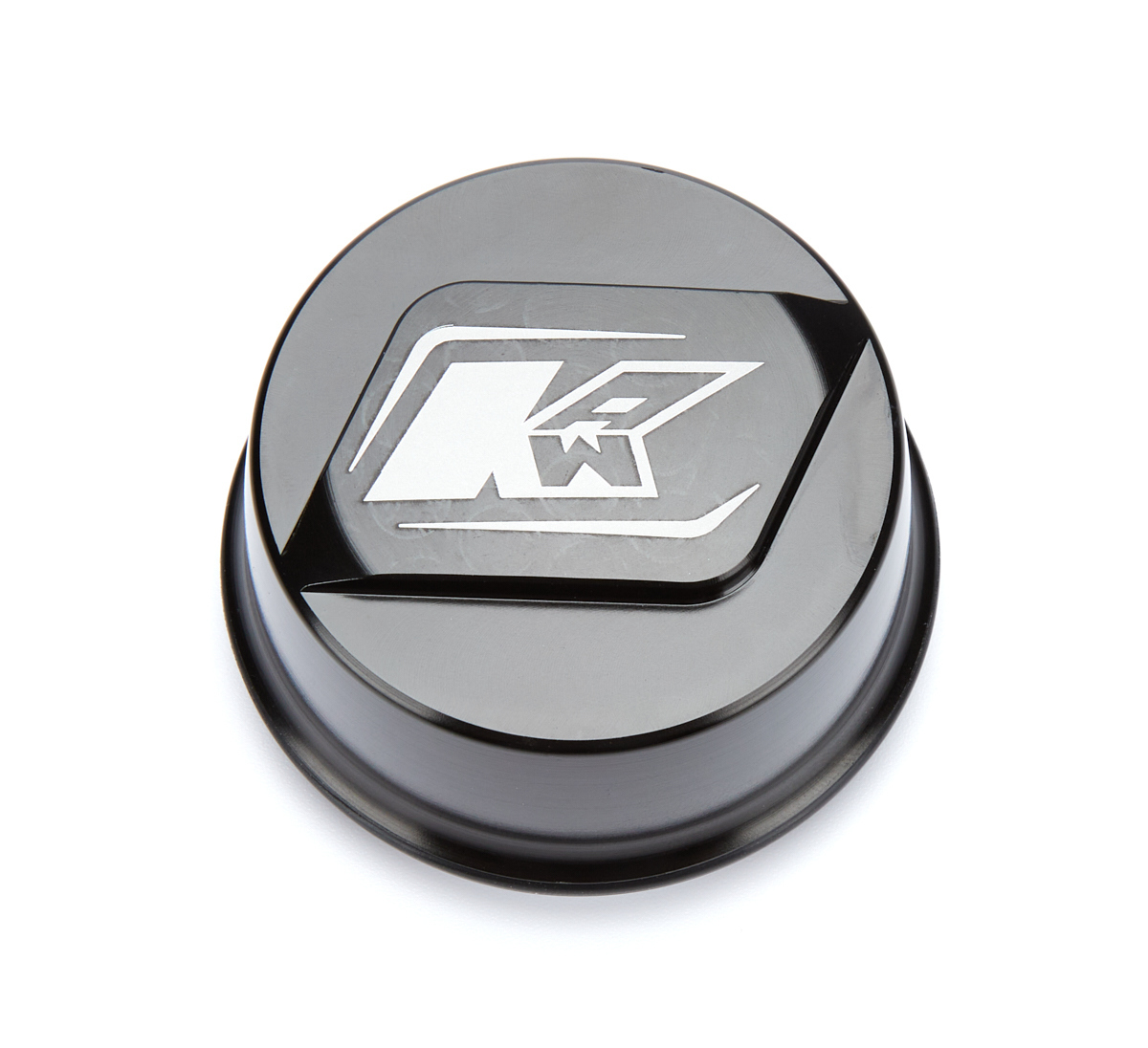 Keizer Aluminum Wheels 10DMCAP Wheel Hub Dust Cap, Aluminum, Black Anodized / Machined, Keizer Micro / Mini Hubs, Each